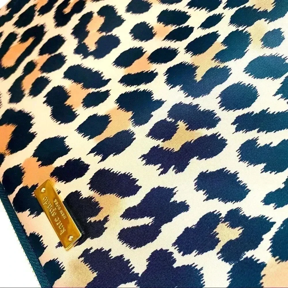 NWOT Kate Spade Leopard 13” Laptop Sleeve
